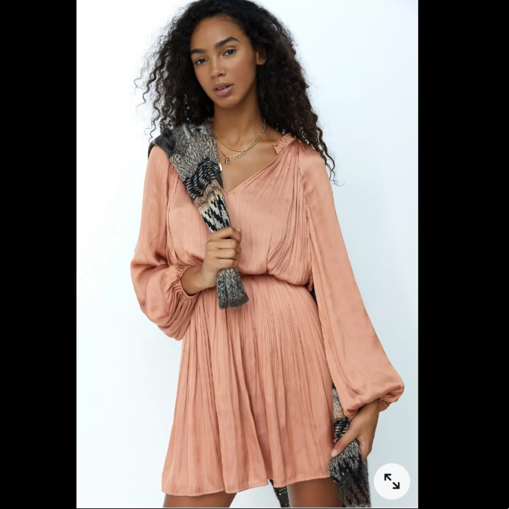 Tomasa Pleated Tunic Dress